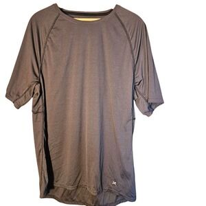 Xersion Mens Grey Quick Dri‎ Training TShirt Large | Breathable Moisture‑Wicking